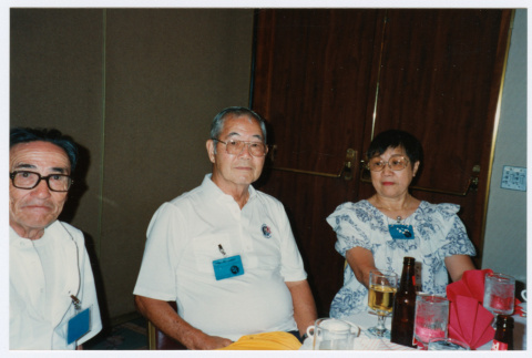 Tats and Eleanor Kurozawa at banquet (ddr-densho-368-349)