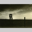 Guard tower and barbed wire (ddr-densho-159-13)