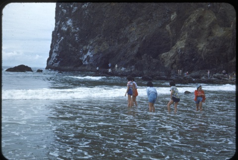 Wading at the Oregon Coast (ddr-one-1-456)