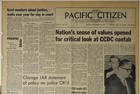 Pacific Citizen, Vol. 67, No. 22 (November 29, 1968) (ddr-pc-40-48)