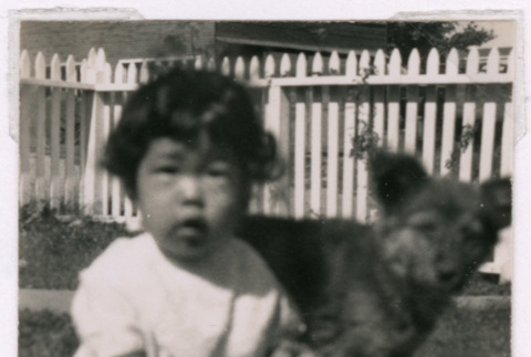 Susan Isoshima and Pepper (ddr-densho-477-226)