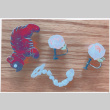 Bear pin and earrings (ddr-densho-539-155)
