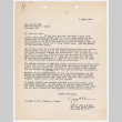 Letter from Lt. George Kerr to Ai Chih Tsai (ddr-densho-446-134)