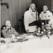 A Lions Club member giving a speech while Oren E. Long and another member look on (ddr-njpa-2-476)