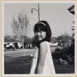 Girl standing in yard (ddr-densho-522-124)