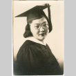 University of Washington Graduation Portrait of Michiko Nishisaka (ddr-densho-474-123)