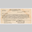 Approval of Mitsuye Takemiya's immigration visa request (ddr-densho-550-61)