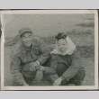 Matsuo and Jean Masae Sakagami digging clams (ddr-densho-201-894)