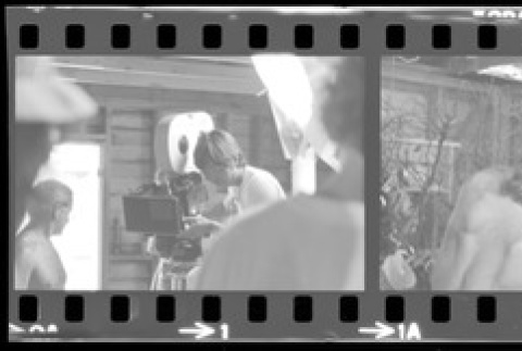 Negative film strip for Farewell to Manzanar scene stills (ddr-densho-317-109)