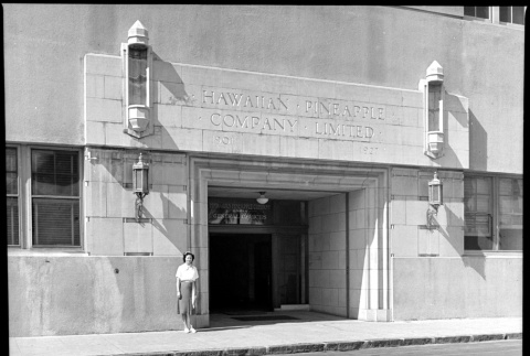 Woman standing outside building (ddr-densho-426-257)