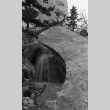 Waterfall in garden near Campion Hall (ddr-densho-354-2108)