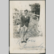 Man standing on sidewalk (ddr-densho-316-283)