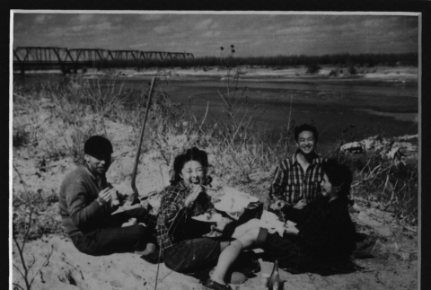 [Sitting by the river] (ddr-csujad-56-225)