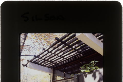 Deck roof at the Silson project (ddr-densho-377-566)