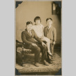 Studio portrait of three children (ddr-densho-383-253)