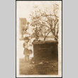 Girl with doll and cat (ddr-densho-293-56)