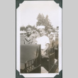 Photo of three children in a roller coaster (ddr-densho-483-1215)