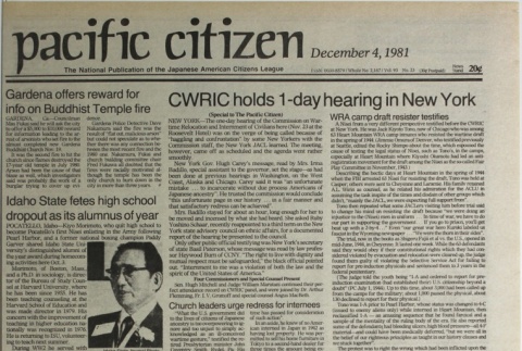 Pacific Citizen, Whole No. 2167, Vol. 93, No. 23 (December 4, 1981) (ddr-pc-53-48)