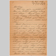 Letter from Alvin Uchiyama to Kathleen Koga Uchiyama (ddr-densho-406-193)
