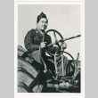 Serviceperson at wheel (ddr-densho-1007-171)