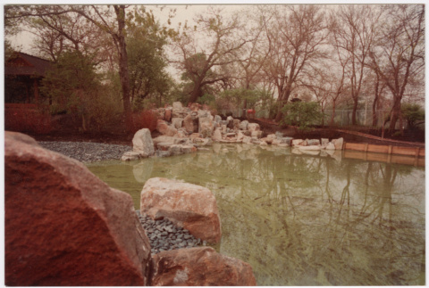 Pond with rock feature (ddr-densho-377-2293)