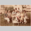 Nine people in yard (ddr-densho-523-511)