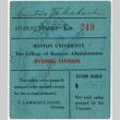 Student Card, Boston University (ddr-densho-355-158)