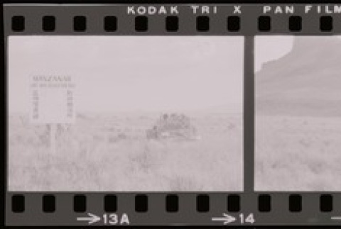 Negative film strip for Farewell to Manzanar scene stills (ddr-densho-317-77)