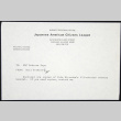 Memo to MDC Redress Reps from Bill Yoshino (ddr-chijacl-1-247)