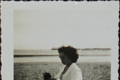 A woman on the beach (ddr-densho-321-1339)