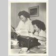 Dorothy Hirose and Lorraine Fujishin, Newspaper Typists (ddr-jamsj-1-299)