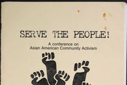 Serve the People! Conference Program and notes (ddr-densho-530-11)