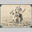 Family on the beach (ddr-densho-321-859)