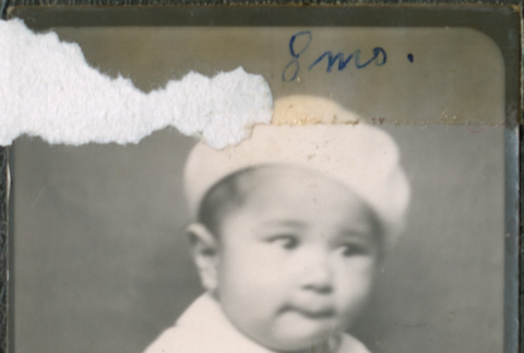 Baby in white beret (ddr-densho-483-612)