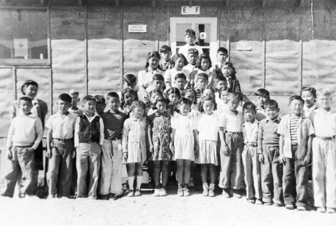 Camp elementary school class (ddr-densho-77-2)