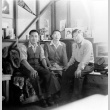 Japanese Americans inside barracks (ddr-densho-15-123)