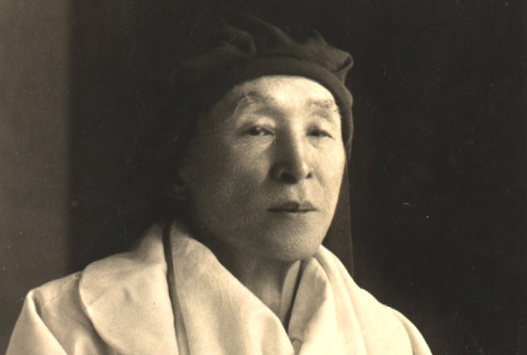 Kiyoatsu Okada, a leader of the Nichiren sect (ddr-njpa-4-1989)