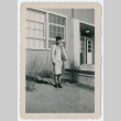 Woman outside a building (ddr-densho-356-62)