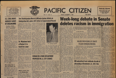 Pacific Citizen, Vol. 61, No. 14 (October 1, 1965) (ddr-pc-37-40)