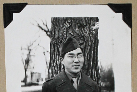 Man in military uniform (ddr-densho-404-371)