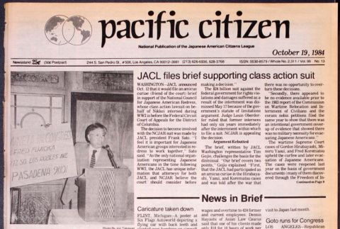 Pacific Citizen, Vol. 99, No. 13 [16] (October 19, 1984) (ddr-pc-56-41)