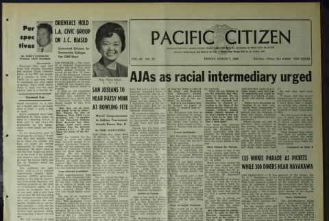 Pacific Citizen, Vol 68, No. 10 (March 7, 1969) (ddr-pc-41-10)