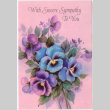 Sympathy card from Mildred to Mary Mon Toy (ddr-densho-488-51)