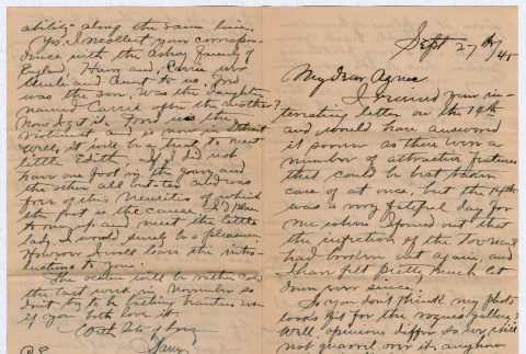 Letter from Harry Asbury to Agnes Rockrise (ddr-densho-335-105)