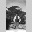 Man posing in front of Heart Mountain (ddr-ajah-2-920)