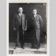 Two men posed for photograph (ddr-densho-259-682)