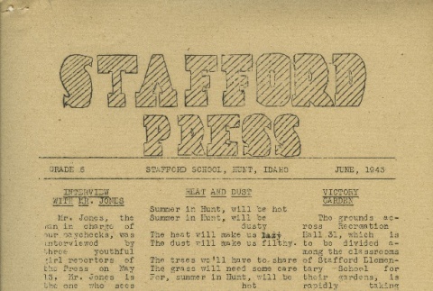 Stafford Press, June 1943 (ddr-densho-156-428)