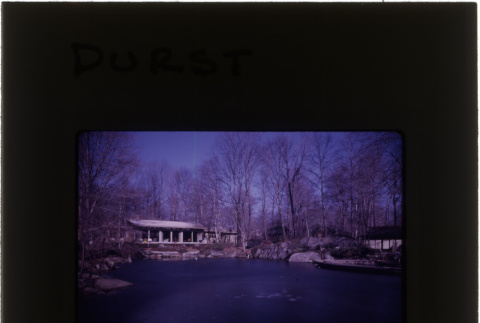 Lake and home at the Durst project (ddr-densho-377-661)