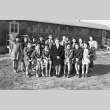 Group photograph in front of barracks (ddr-fom-1-86)
