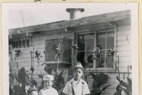 Elmer, Joice, and James Aoyaski (ddr-densho-37-2050)